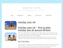 Tablet Screenshot of holidaylets-uk.com